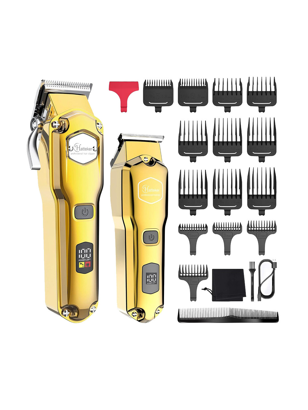 

Hatteker Cordless Hair Beard Trimmer, Yellow