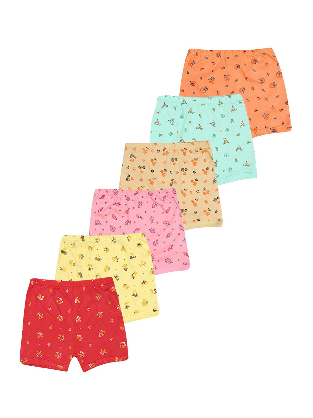 

YELLOWDELIGHT Infant Boys 12-Pc Cotton Boy Shorts Briefs YD 600 Rosy boys drawer 0-6m-12p, Red