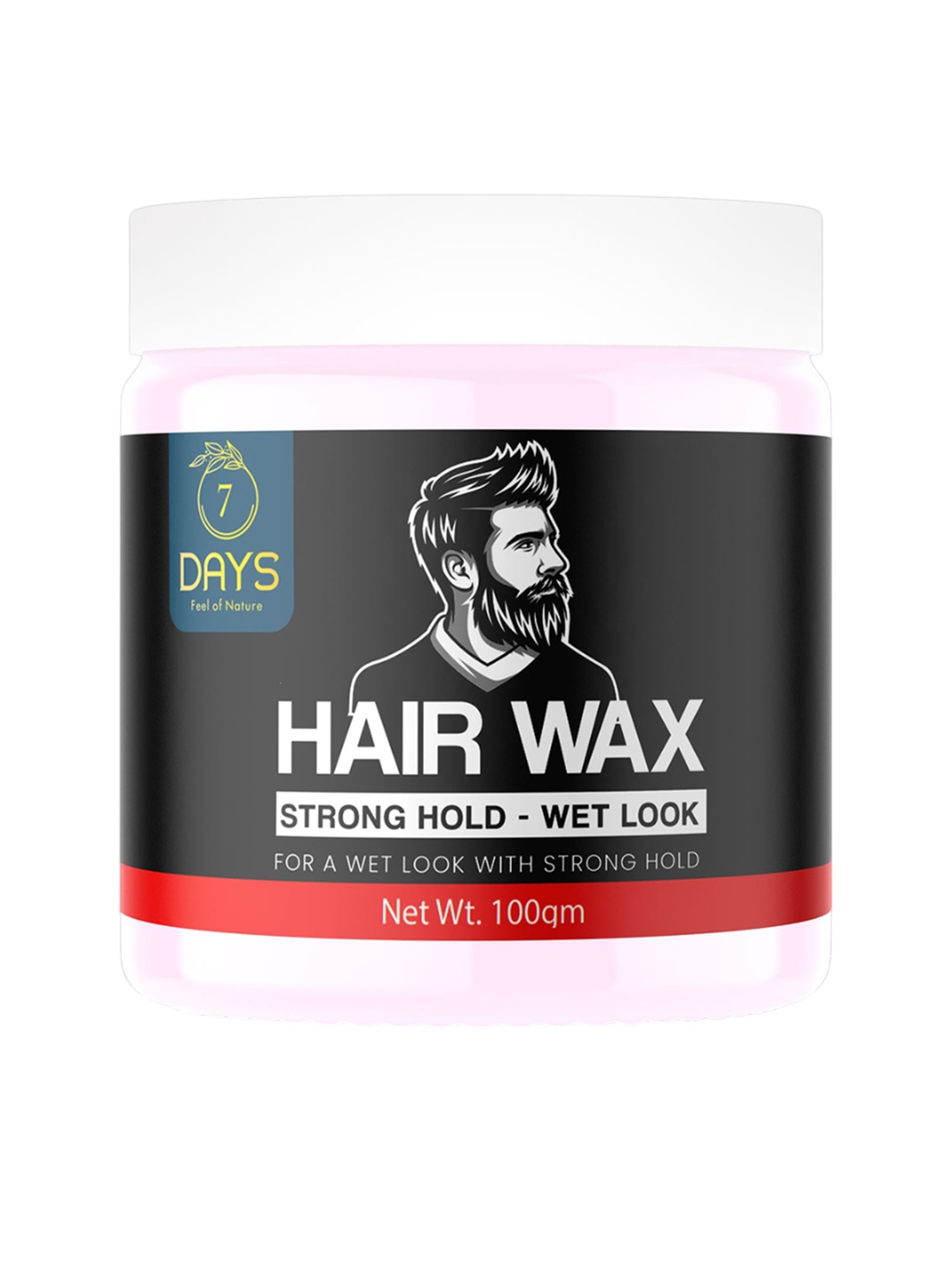 

7 DAYS Portivo Hair Styling Pomade Wax - 100g, Black