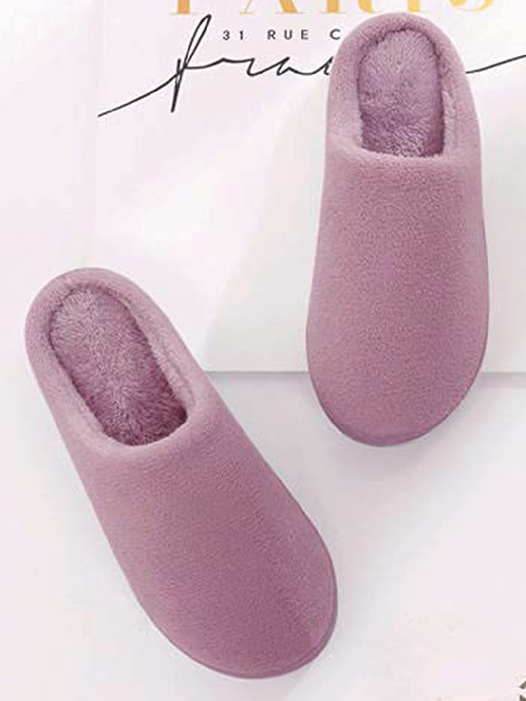 

Mast & Harbour Women Winter Room Slippers, Purple