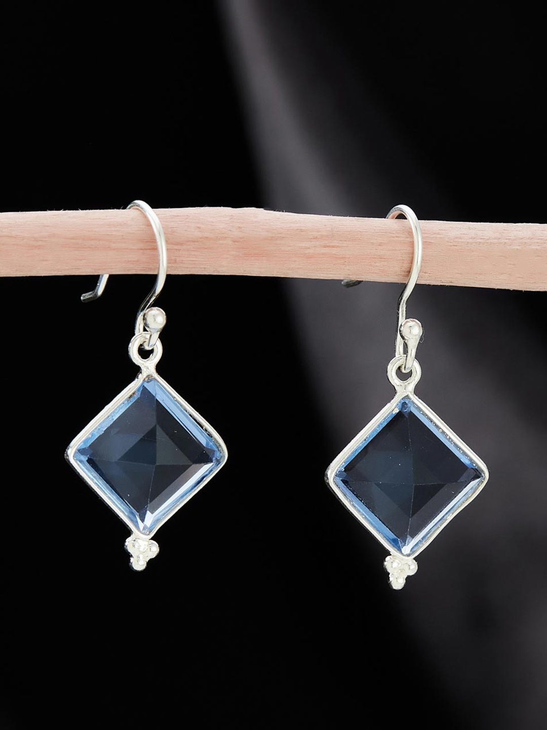 

Fabindia Contemporary Drop Earrings, Silver