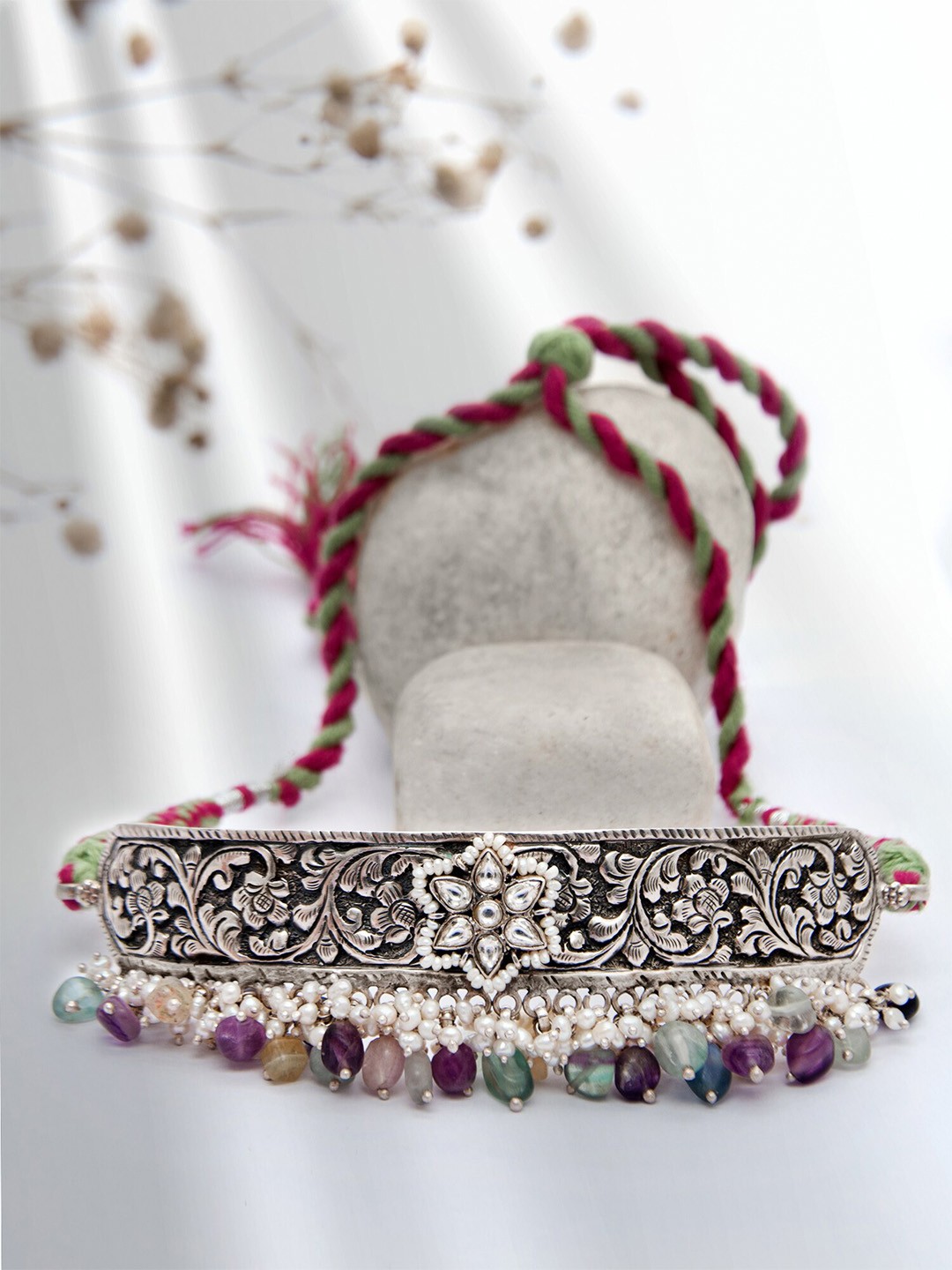 

Neeta Boochra 925 Sterling Silver Necklace