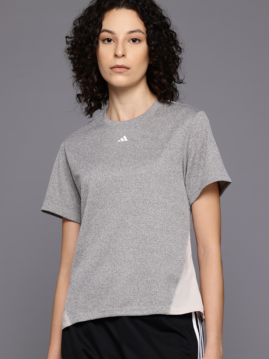 

ADIDAS WTR D4T Printed Training T-shirt, Grey