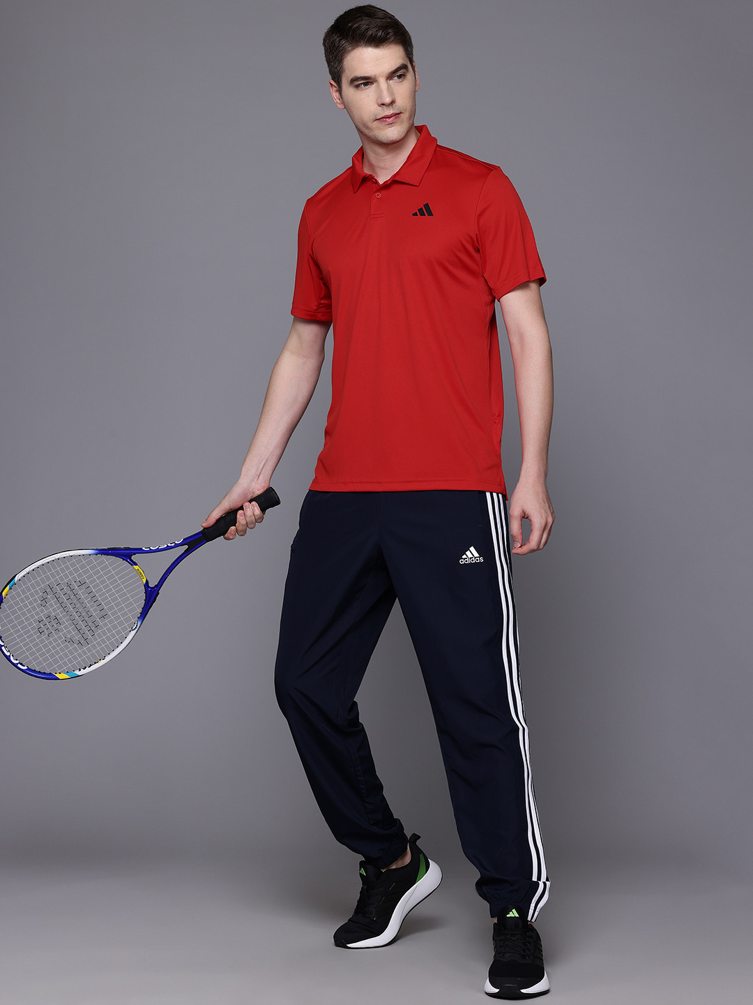 

ADIDAS Men Club Polo Collar Tennis T-shirt, Red