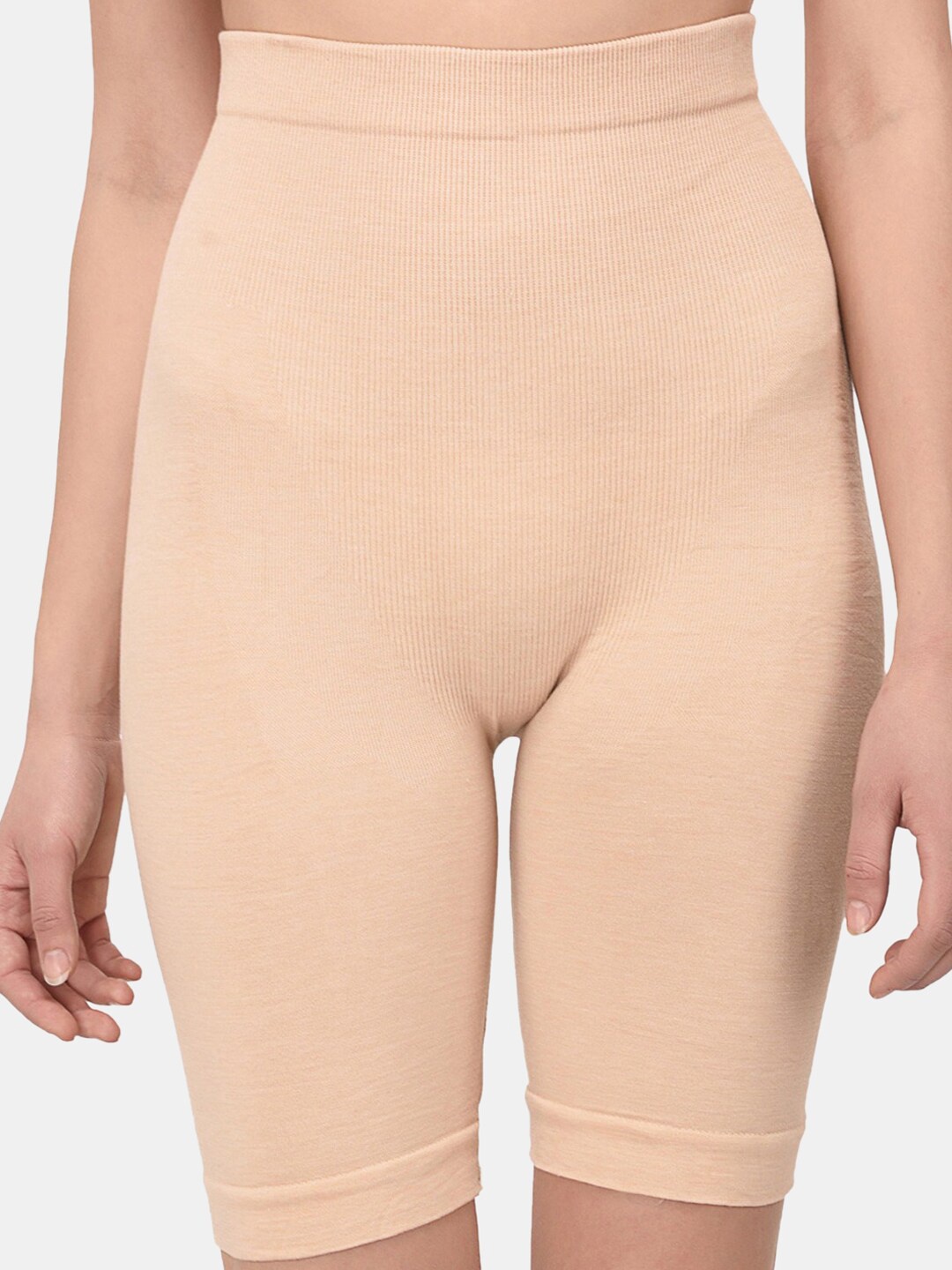 

FiveFlag Ribbed Tummy & Thigh Shaper, Beige