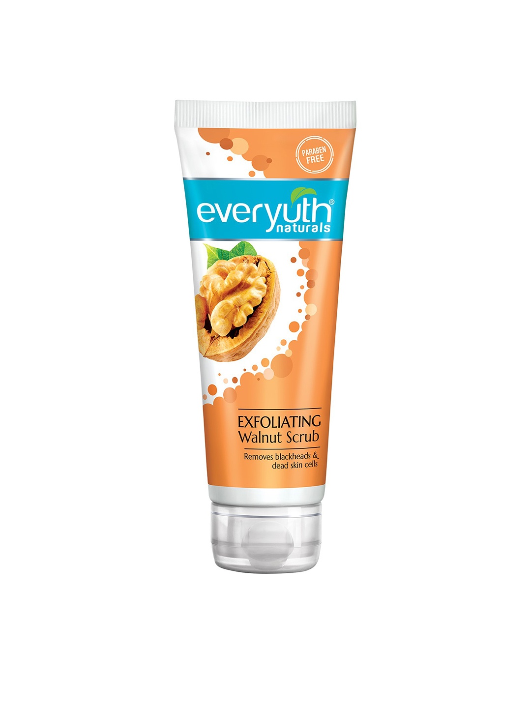 

everyuth Naturals Exfoliating Walnut Scrub To Remove Blackheads - 100g, Orange