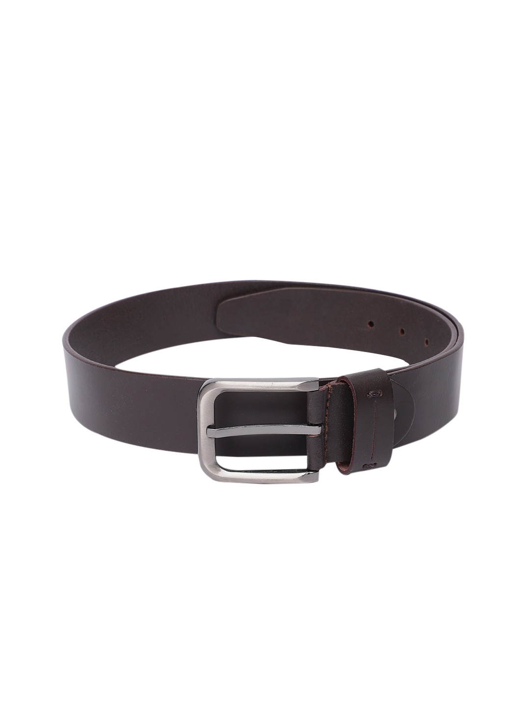 

Peter England Men Leather Belt, Brown