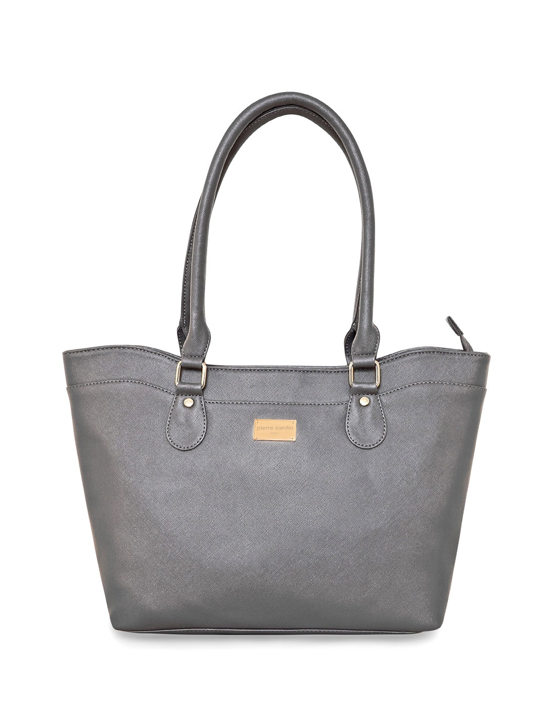 

pierre cardin PU Shopper Shoulder Bag, Grey