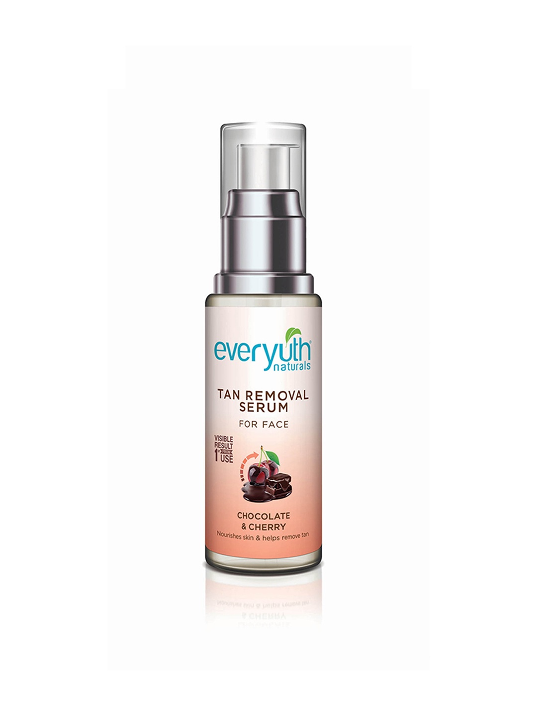 

everyuth Naturals Tan Removal Chocolate Cherry Face Serum - 30ml, Pink