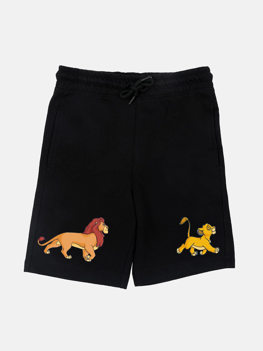 

YK Disney Boys Simba Printed Shorts, Black