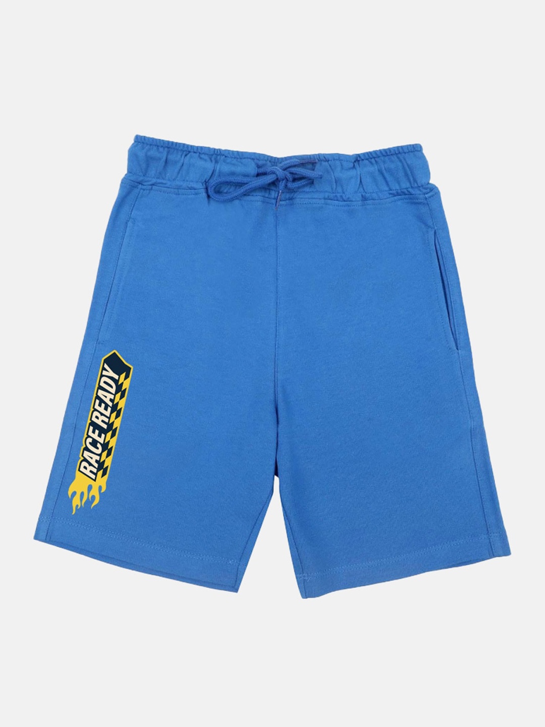 

YK Disney Boys Cars Printed Mid-Rise Shorts, Blue