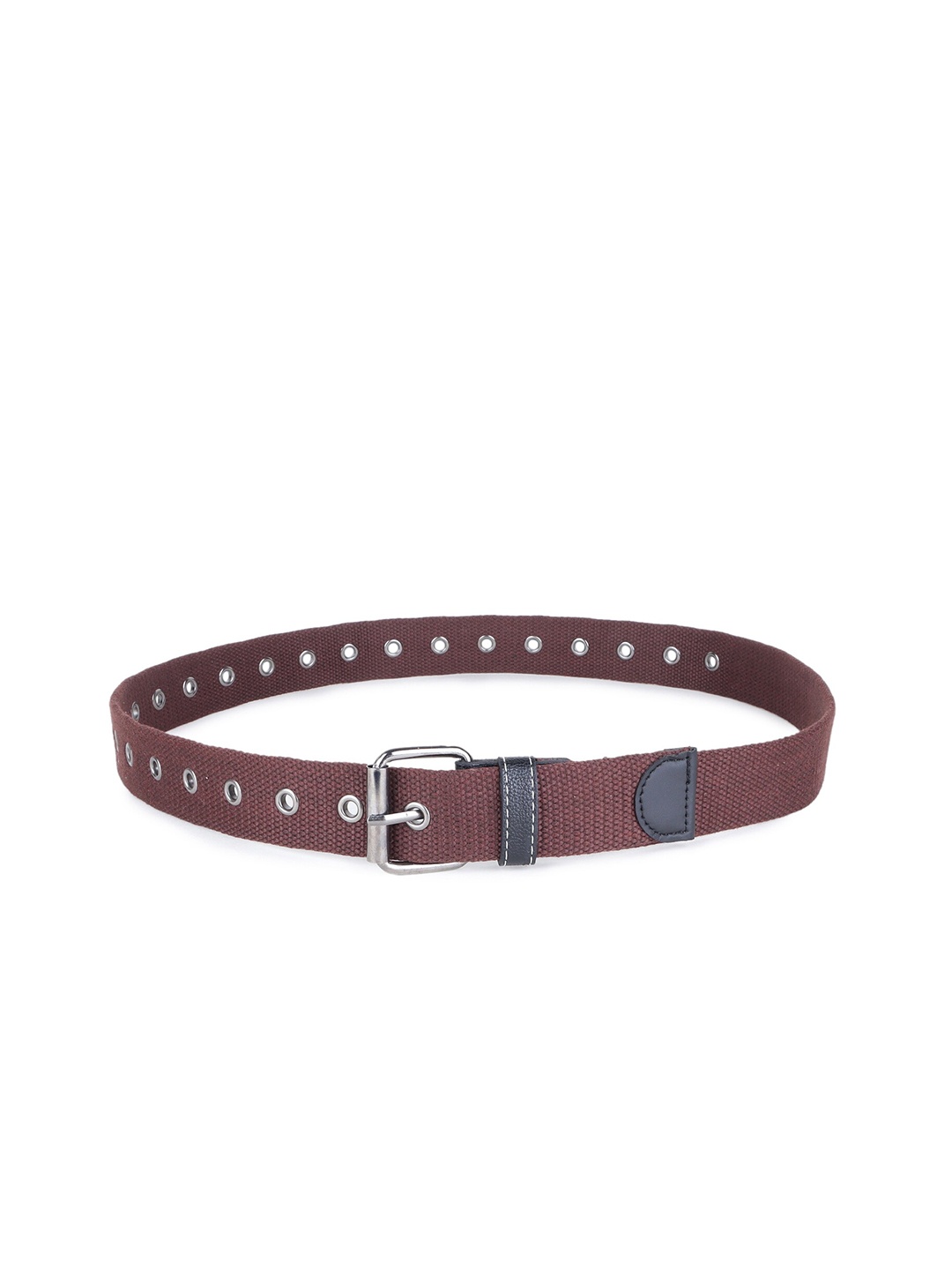 

Zacharias Men Textured Cotton Belt, Brown