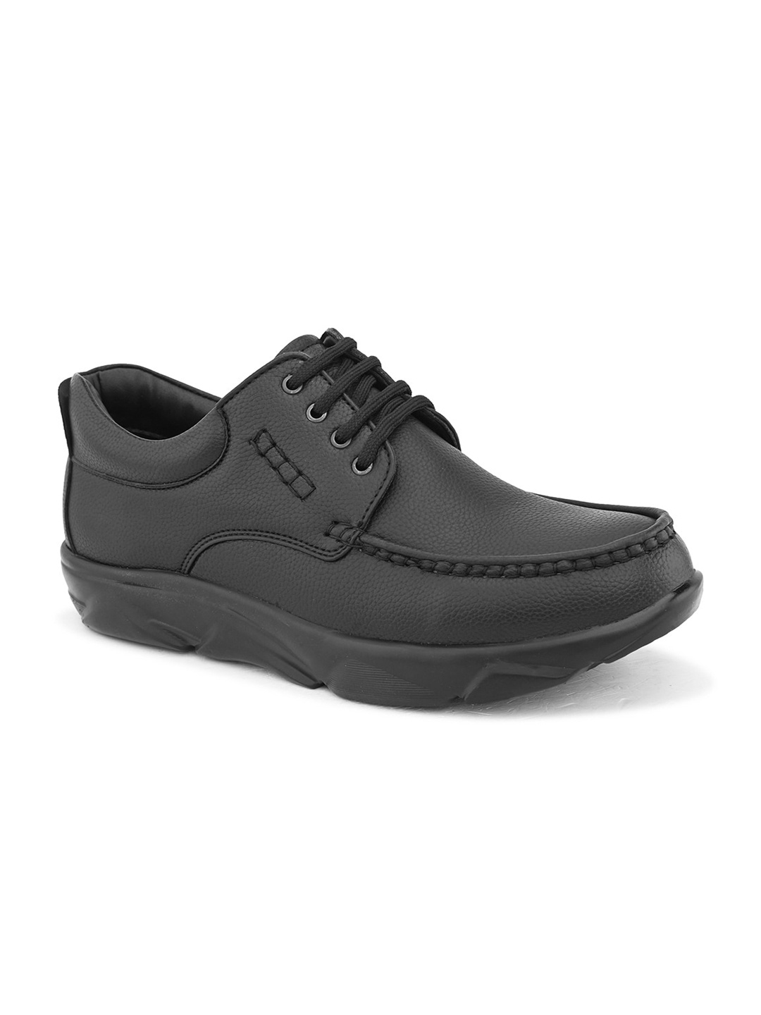 

John Karsun Men Textured Moisture Wicking Casual Shoes, Black