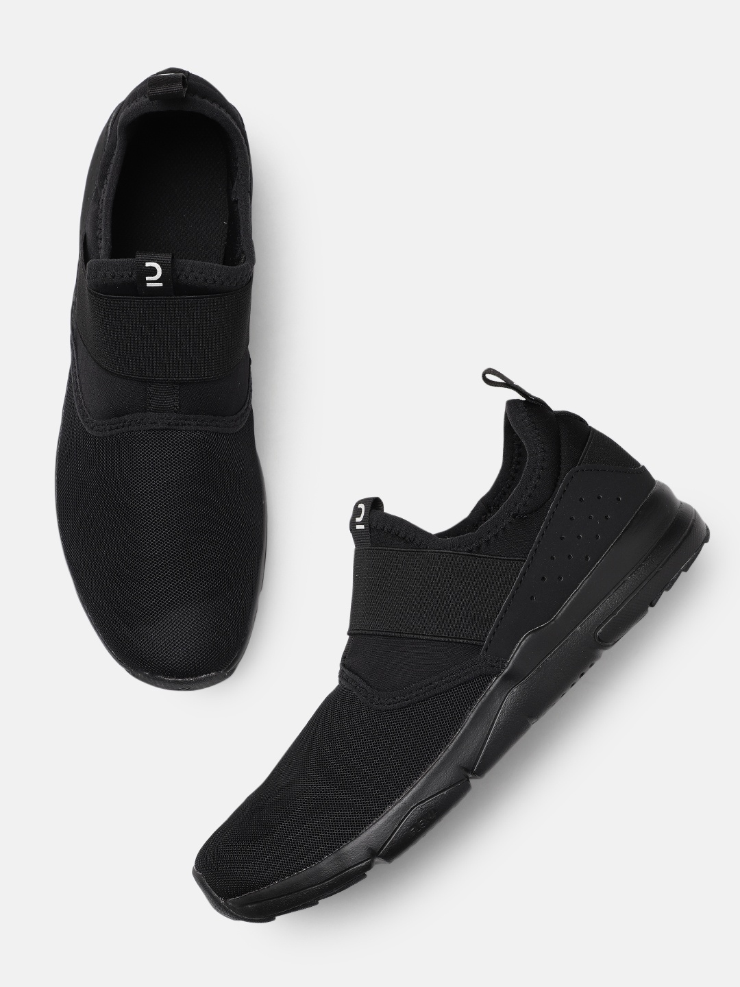 

Newfeel By Decathlon Men Black Slip-On Fitness Shoes
