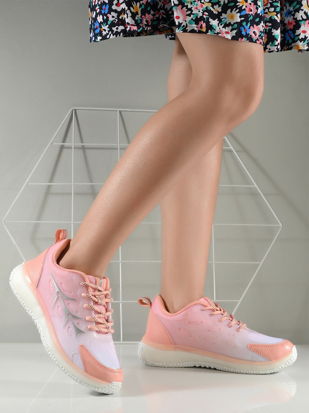 

Layasa Women Walking Shoes, Orange