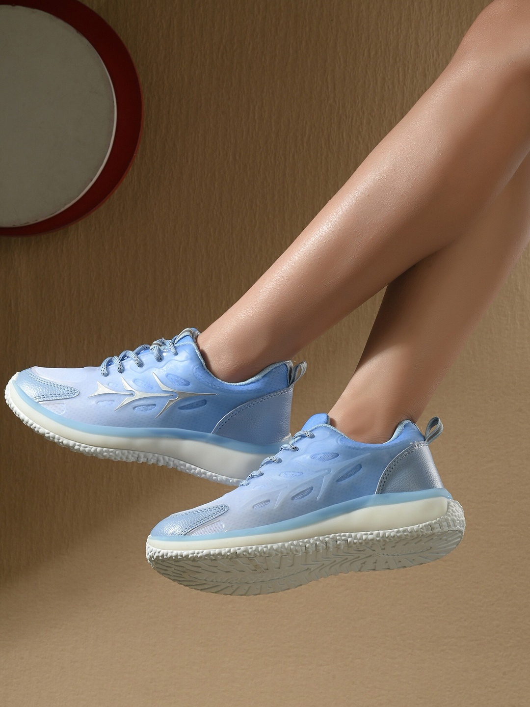 

Layasa Women Walking Shoes, Blue