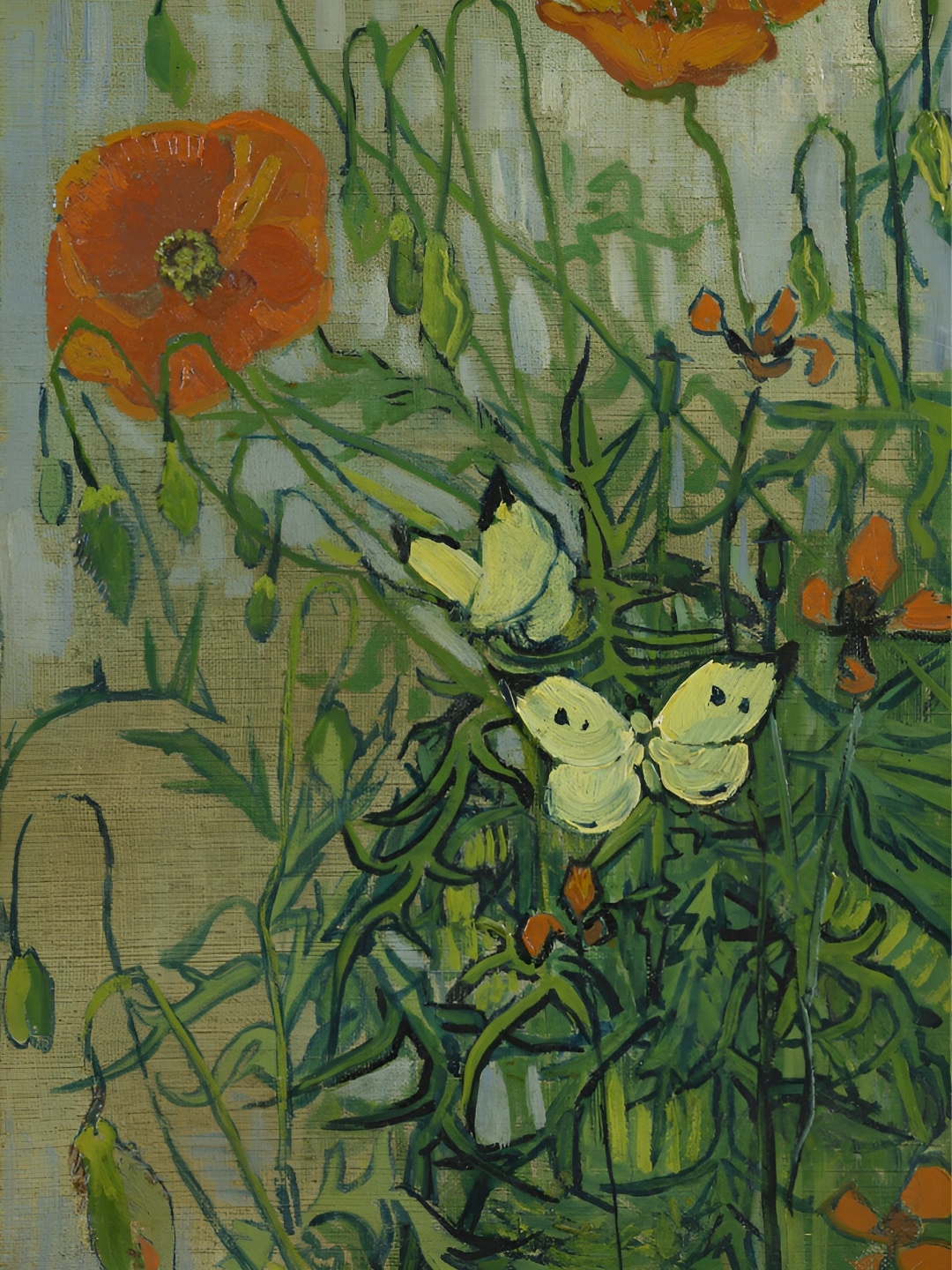 

Adventures India Green & Orange Canvas Wall Painitng