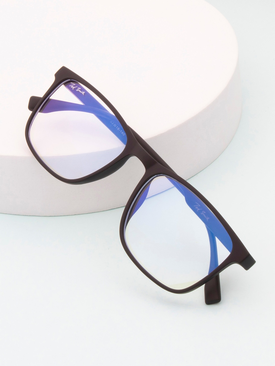 

Ted Smith Unisex Full Rim Square Frames, Black