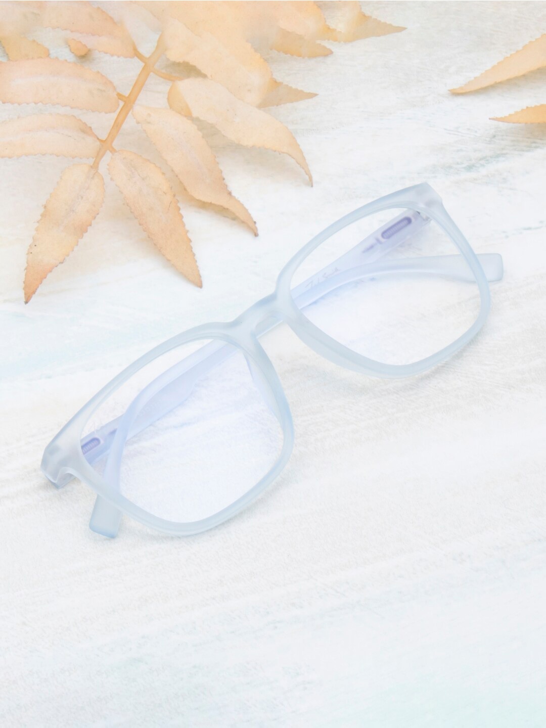 

Ted Smith Unisex Full Rim Wayfarer Frames, Blue
