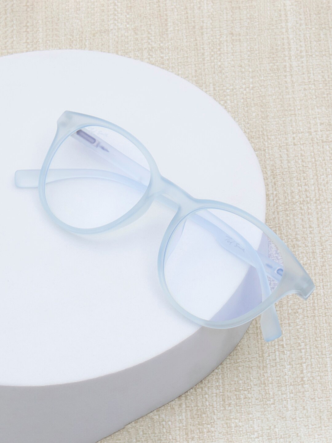 

Ted Smith Unisex Full Rim Round Frames, Blue
