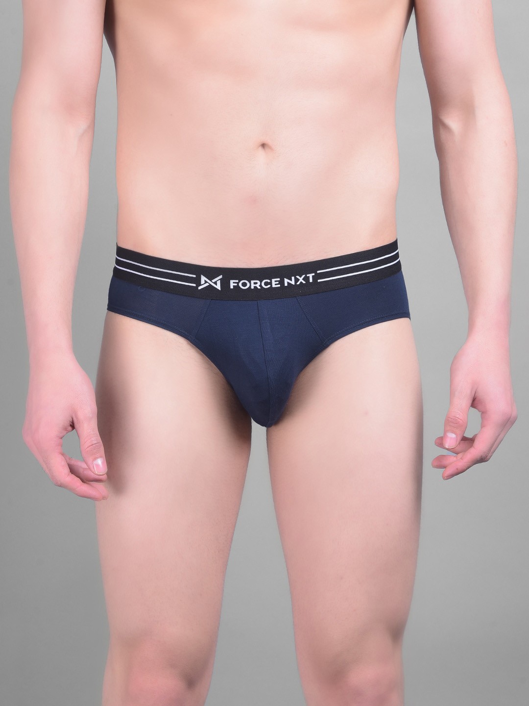 

Force NXT Low-Rise Cotton Ultrasoft Anti Microbial Basic Briefs MNFS-11-C3-PO1, Navy blue