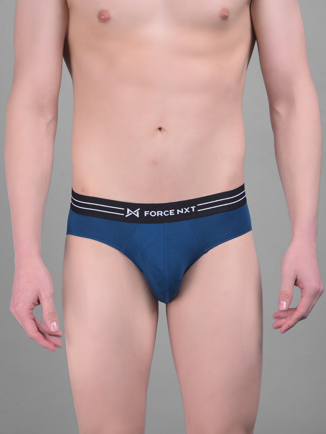 

Force NXT Low-Rise Cotton Ultrasoft Anti Microbial Basic Briefs MNFS-11-C5-PO1, Blue