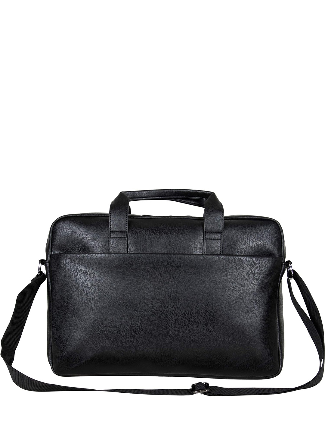 

Kenneth Cole Unisex Leather Laptop Bag, Black