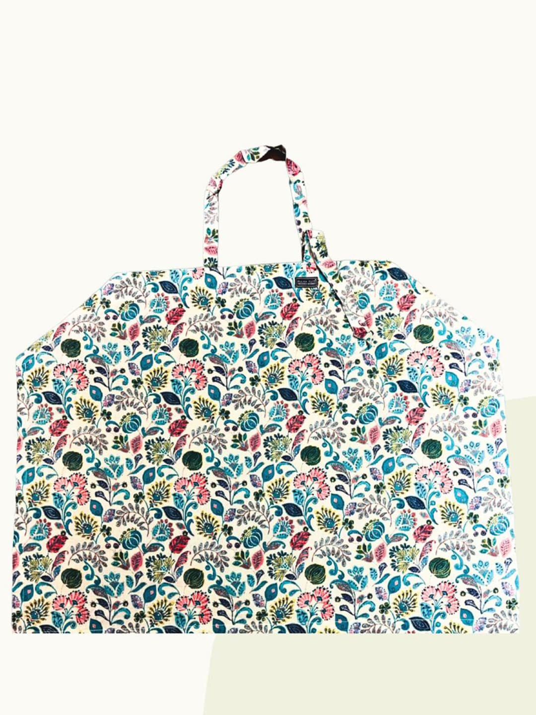 

Polka Tots Kids Printed Cotton Feeding Essentials, Blue