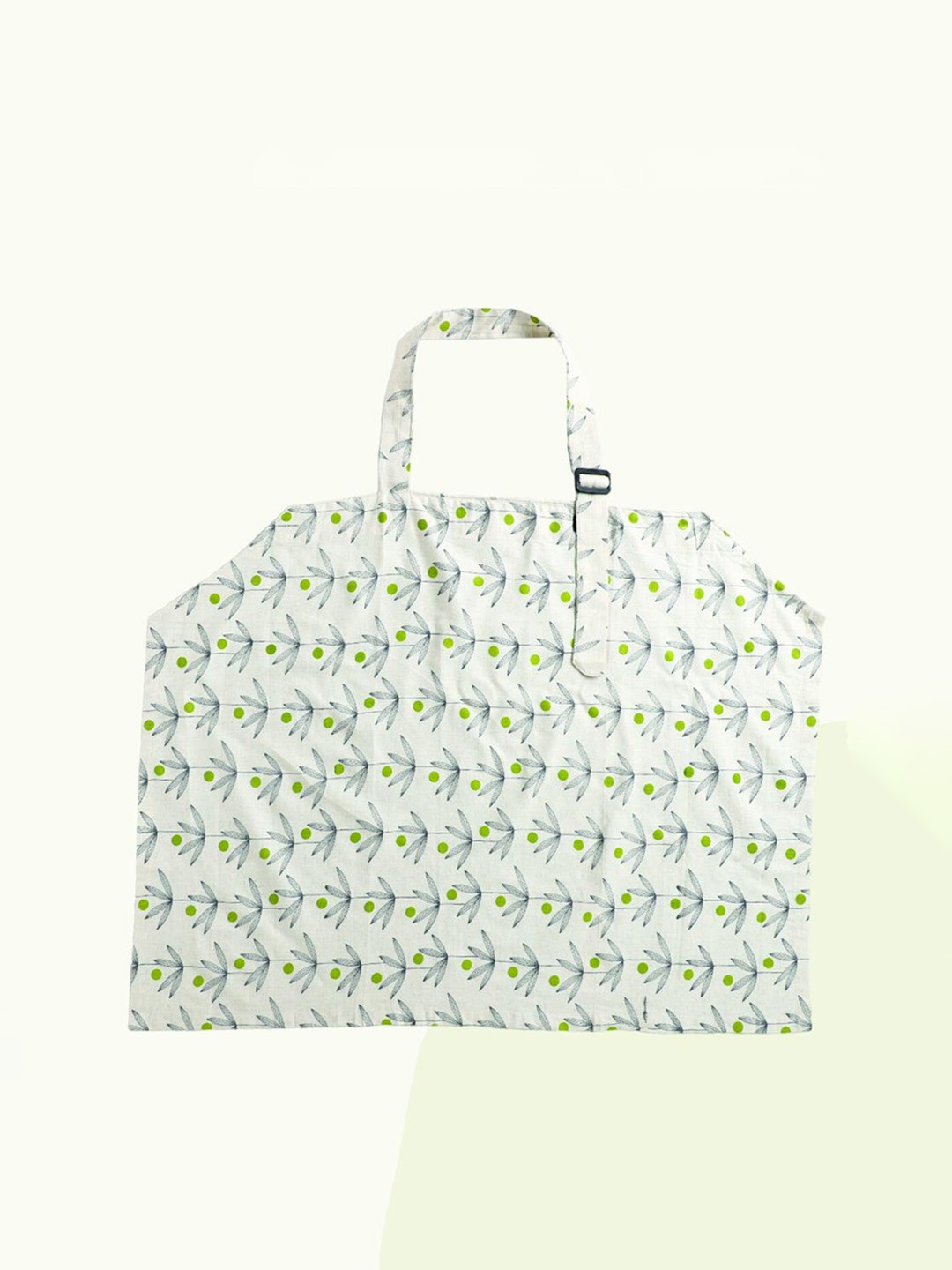 

Polka Tots Kids Printed Cotton Feeding Essentials, Green