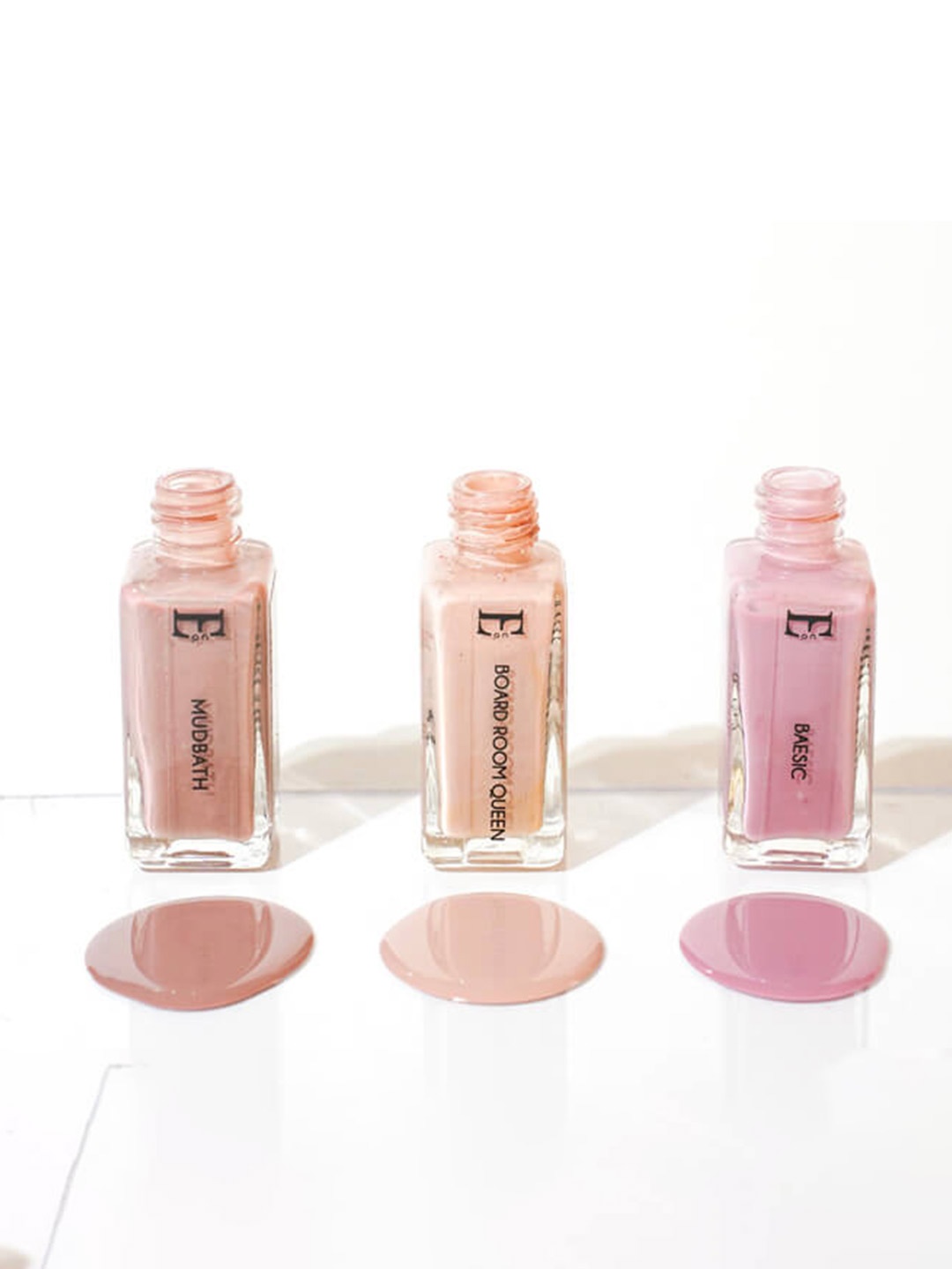 

ELLEMENT CO. Bare Necessities Set Of 3 Gloss Nail Lacquer-10ml Each, Pink