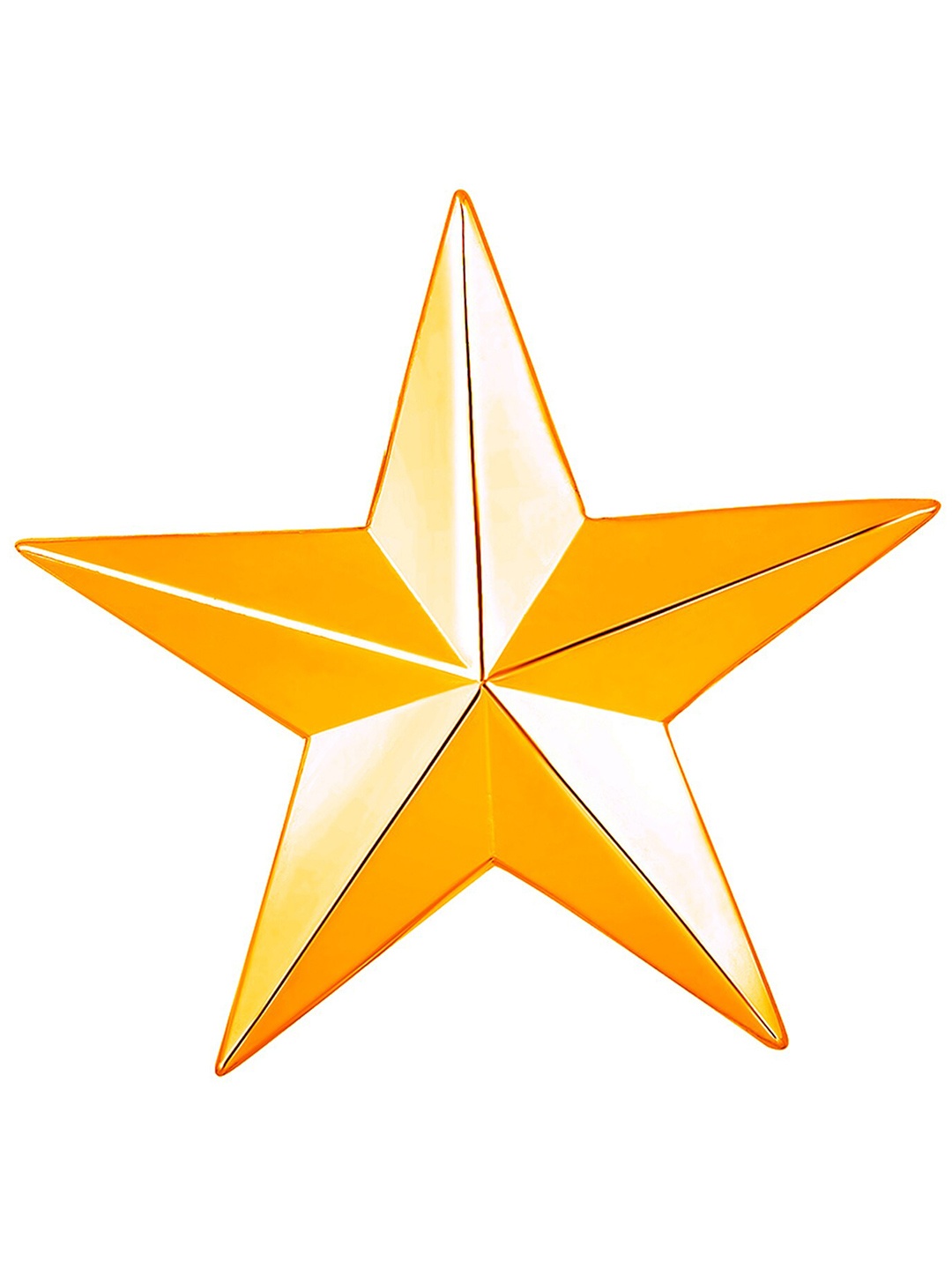 

Mahi Unisex Shining Star Lapel Pin Badge Brooch, Gold