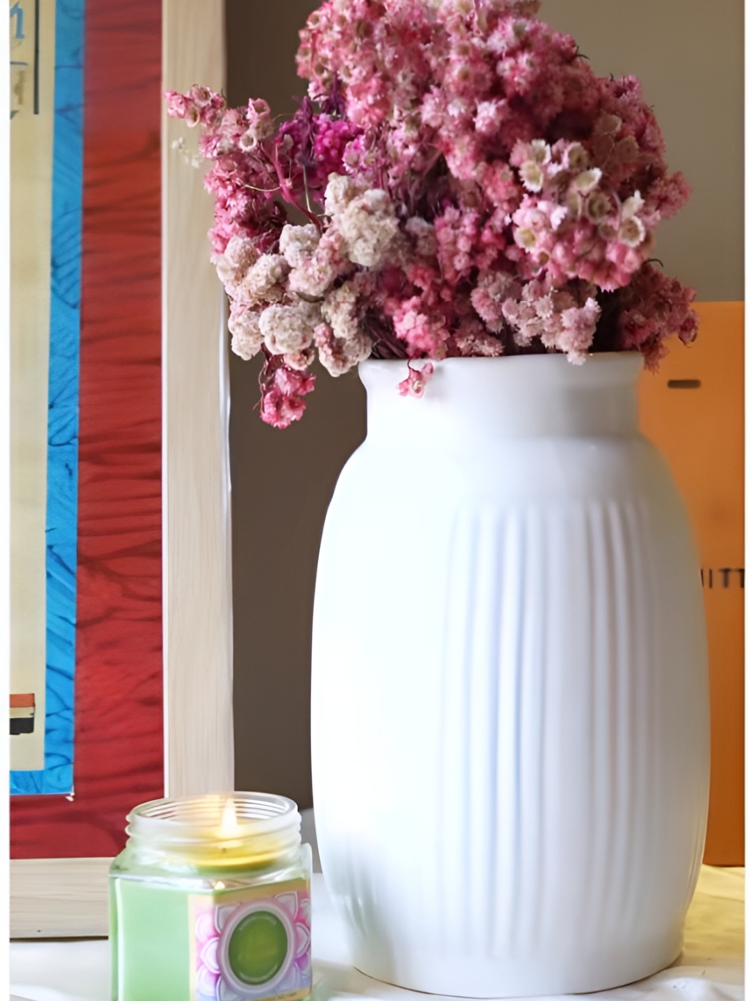 

ArteCasa Pink Dried Daisies Bunch