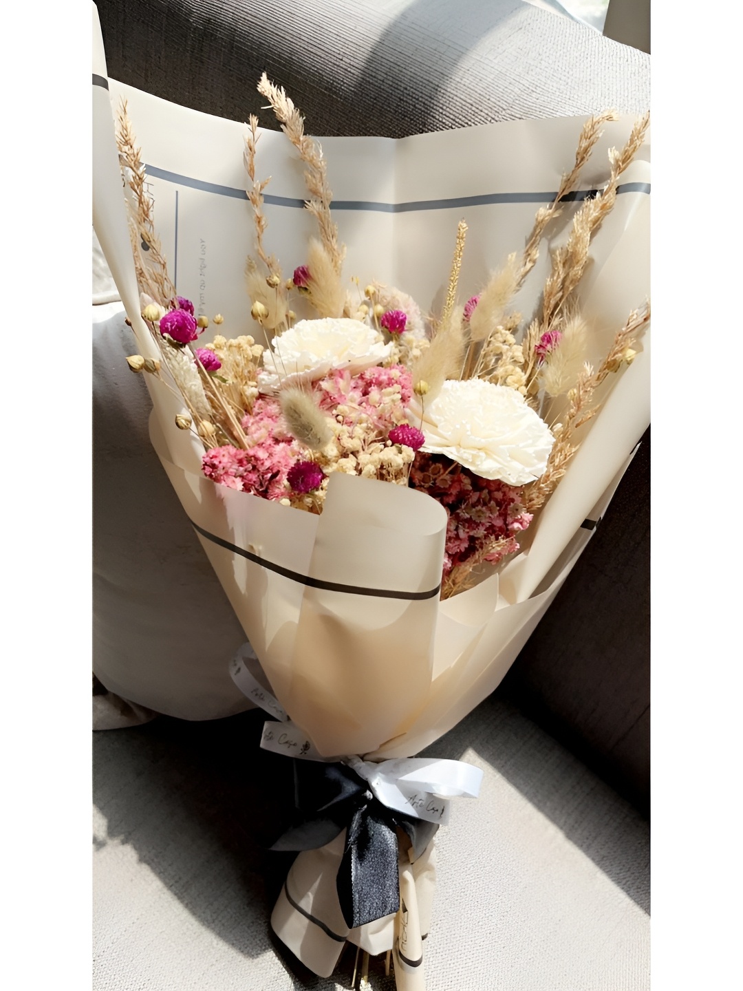 

ArteCasa Dried Marshmallow Bunch, White