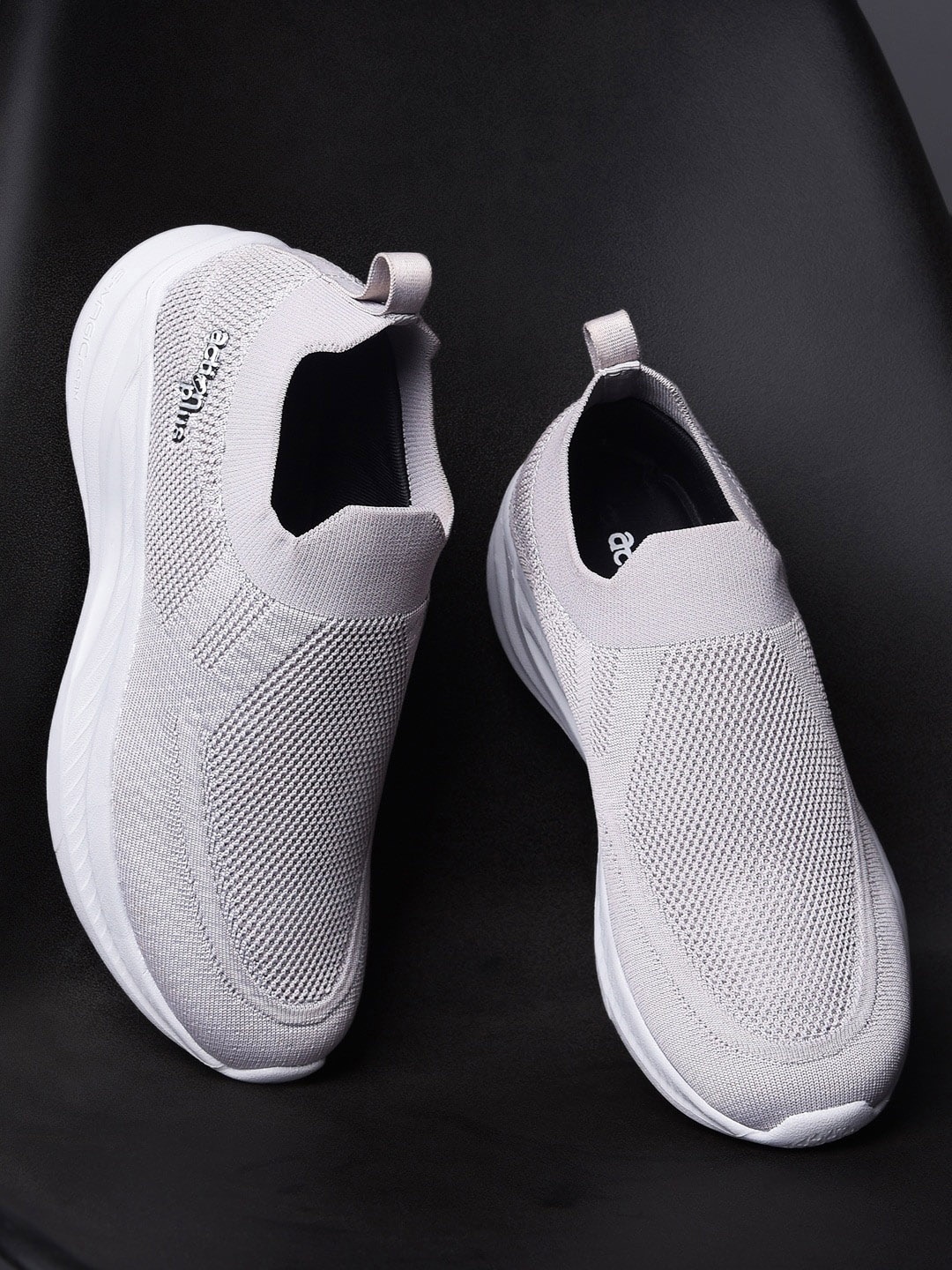 

Action Plus Men Textured Slip-On Sneakers, Grey