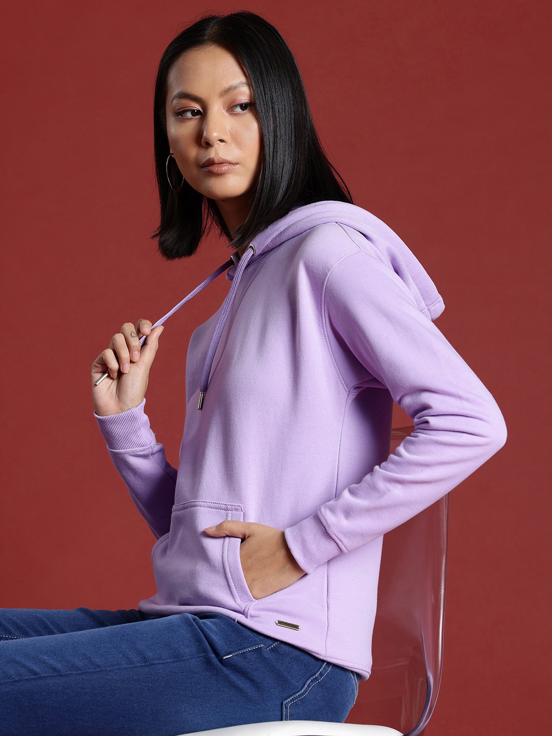 

all about you Hooded Sweatshirt, Lavender