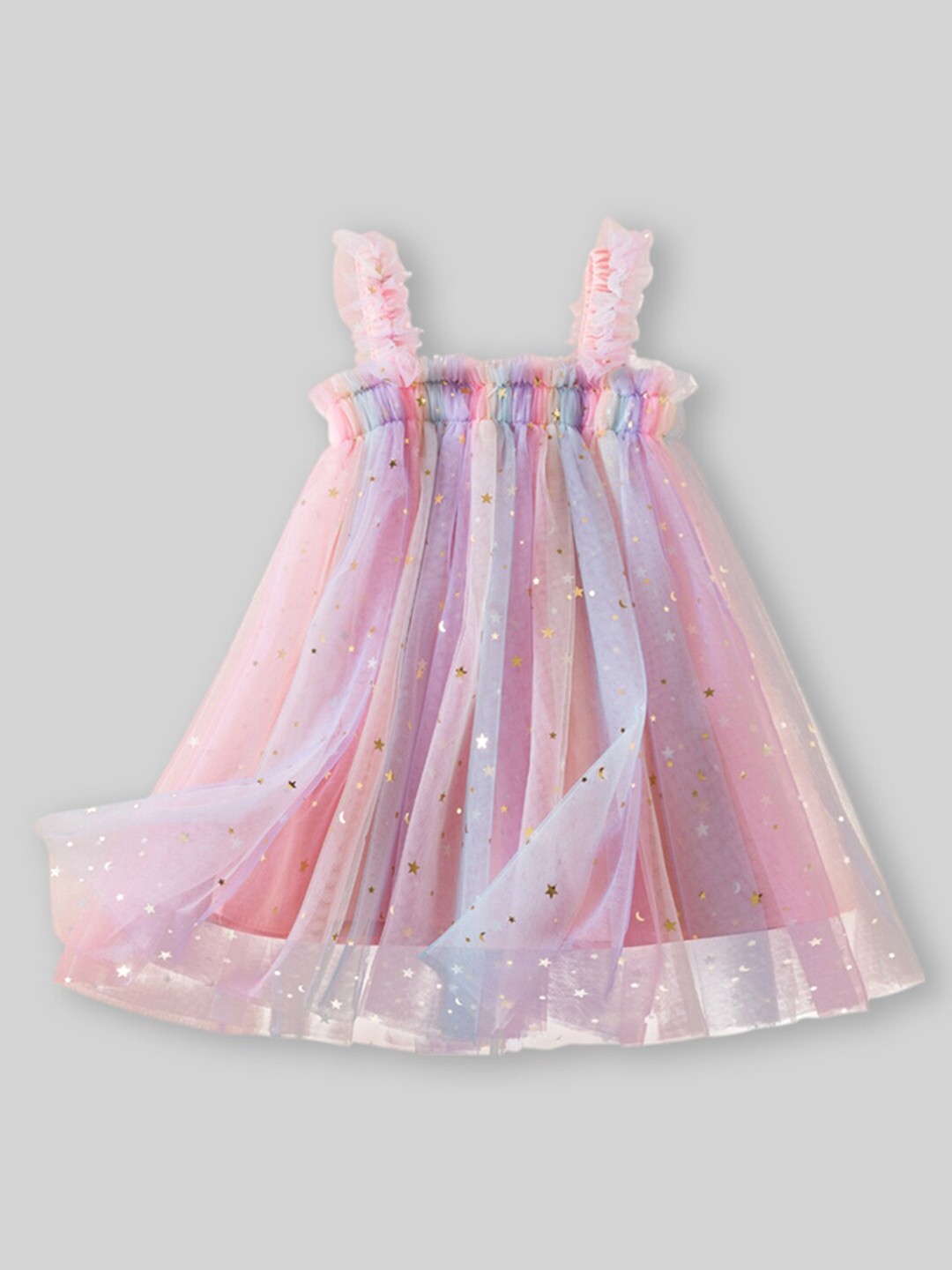 

INCLUD Girls Sleeveless Casual Dress, Pink