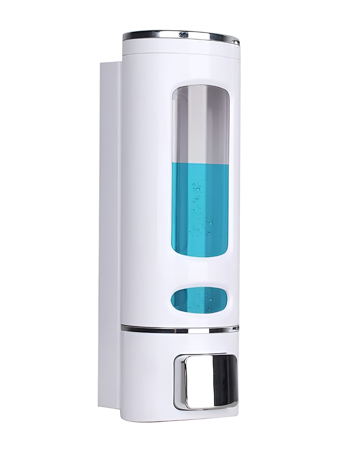 

ionix White & Blue Soap Dispenser Wall Mounted for Bathroom