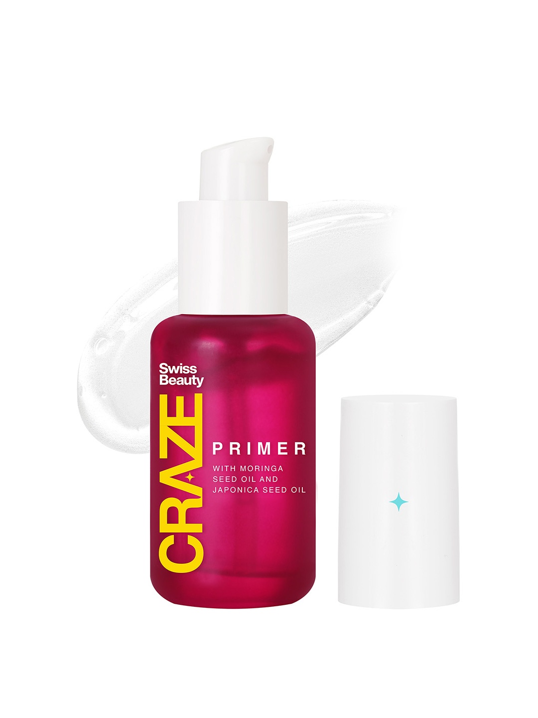 

SWISS BEAUTY Craze 2-in-1 Pore Minimising Primer & Glow Moisturiser With Moringa Oil - 27g, Pink