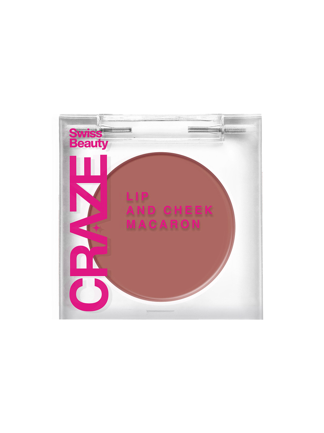 

SWISS BEAUTY Craze Lip & Cheek Macaron With Vitamin E & Olive Oil - Brown Pie