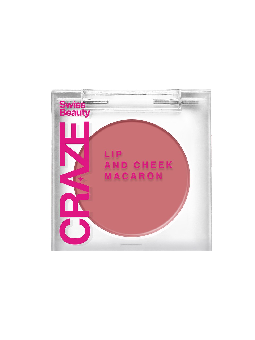 

SWISS BEAUTY Craze Lip & Cheek Macaron With Vitamin E & Olive Oil - Pink Jelly