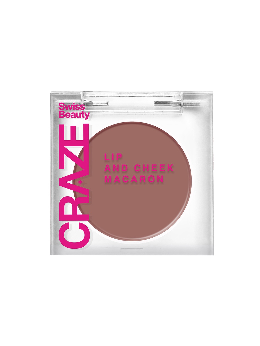 

SWISS BEAUTY Craze Lip & Cheek Macaron With Vitamin E & Olive Oil - Macron, Nude