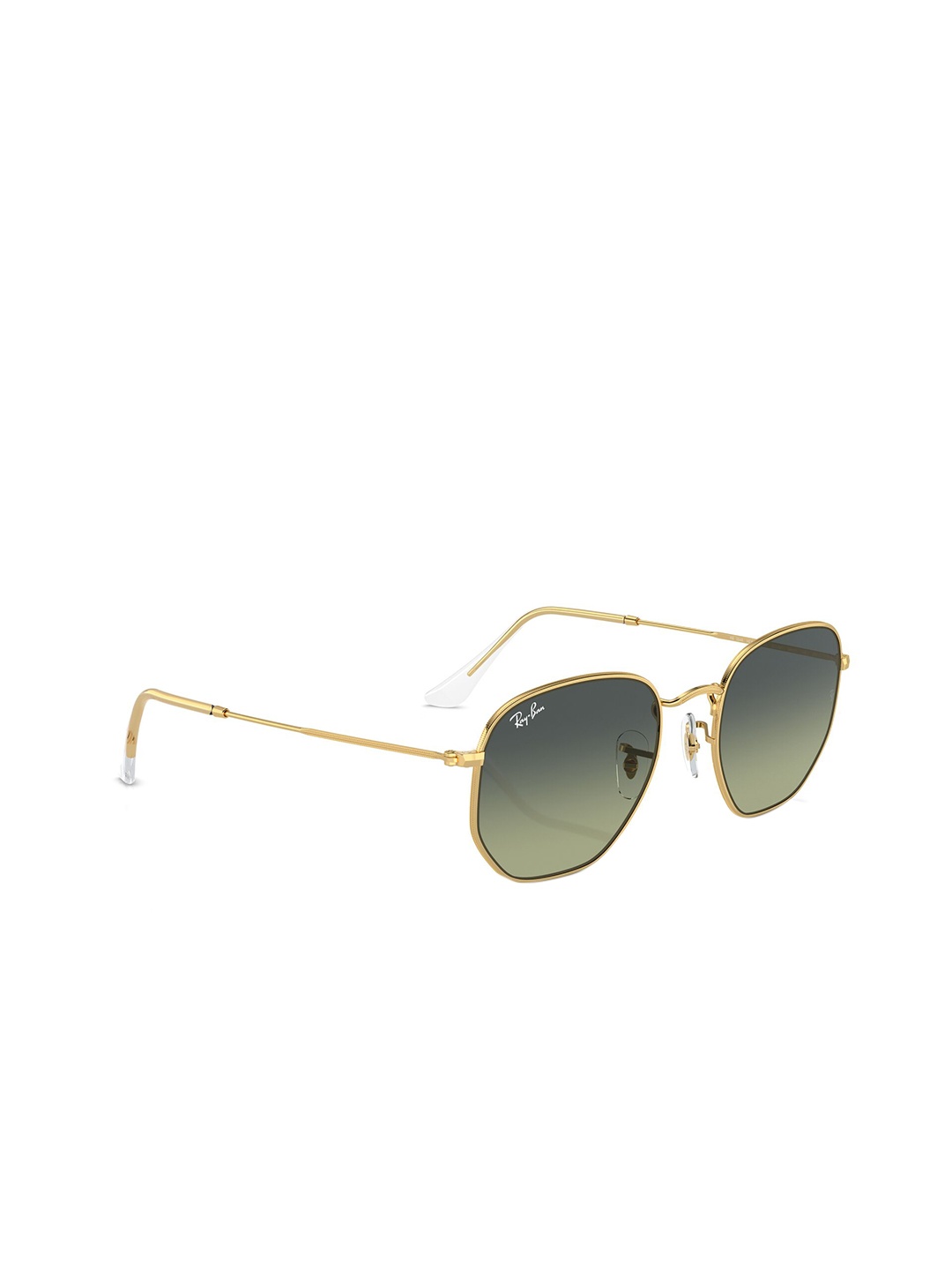 

RAY-BAN Unisex Gradient Green Lens Irregular Sunglasses - 0RB3548001/BH51