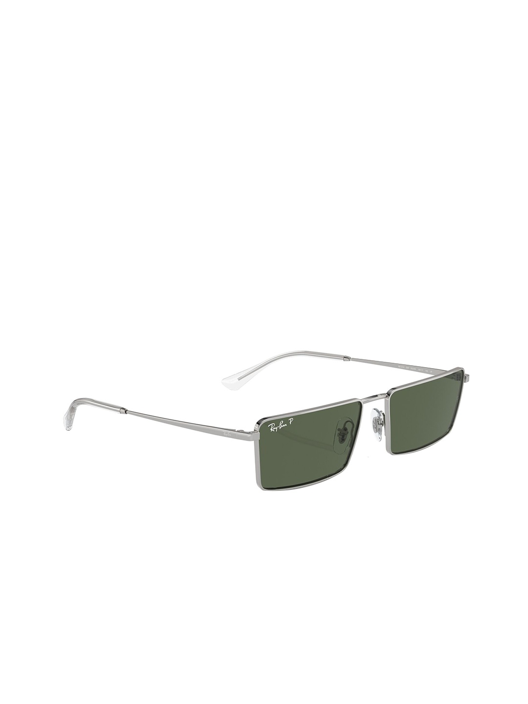 

Ray-Ban Pulse Unisex Polarized Green Lens Rectangle Sunglasses - 0RB3741003/9A59