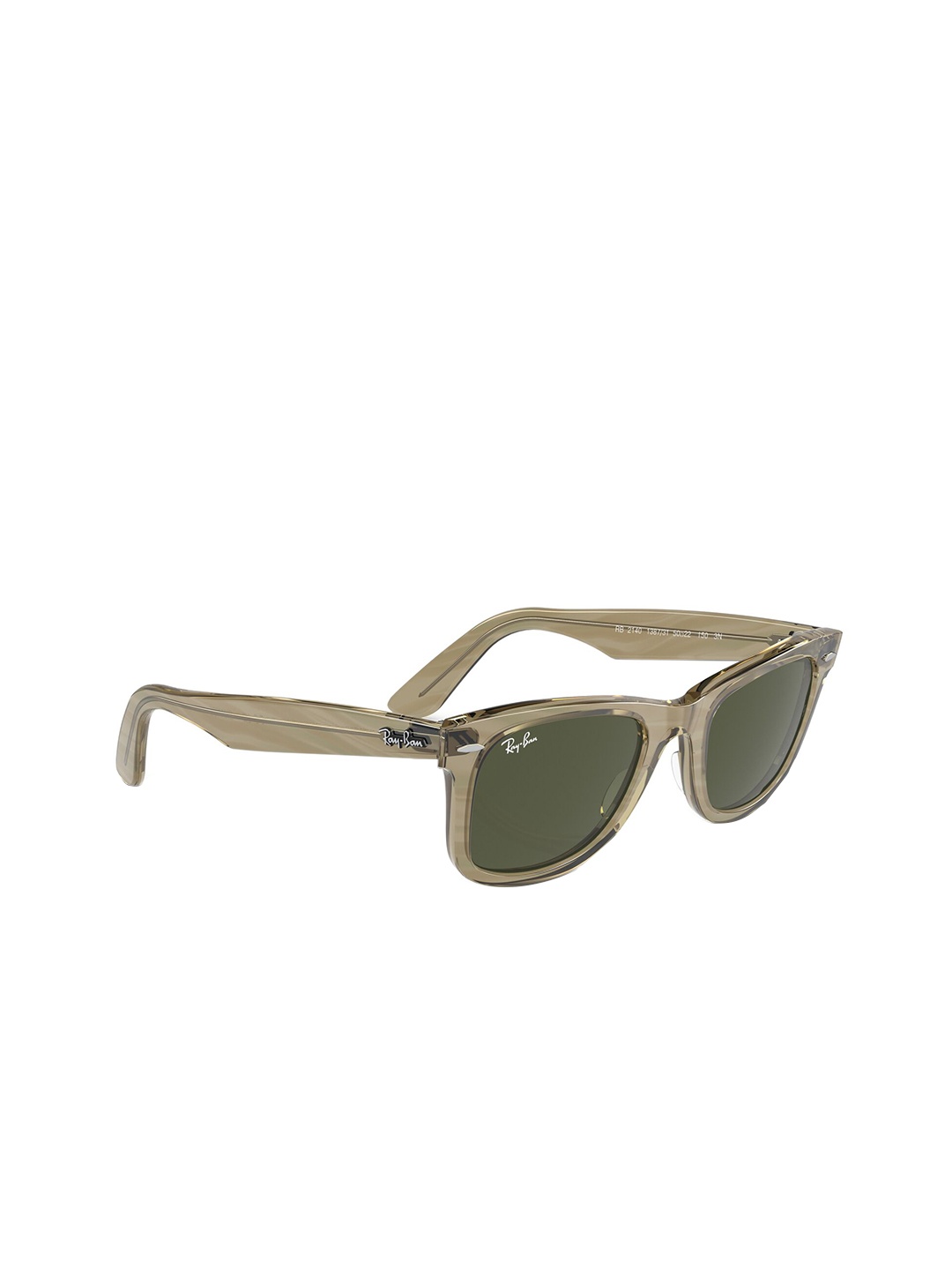 

RAY-BAN Unisex UV Protected Green Lens Square Sunglasses - 0RB214013873150