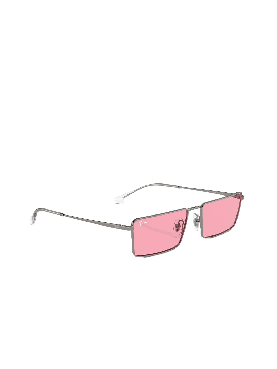 

Ray-Ban Pulse Unisex UV Protected Pink Lens Rectangle Sunglasses - 0RB3741004/8459