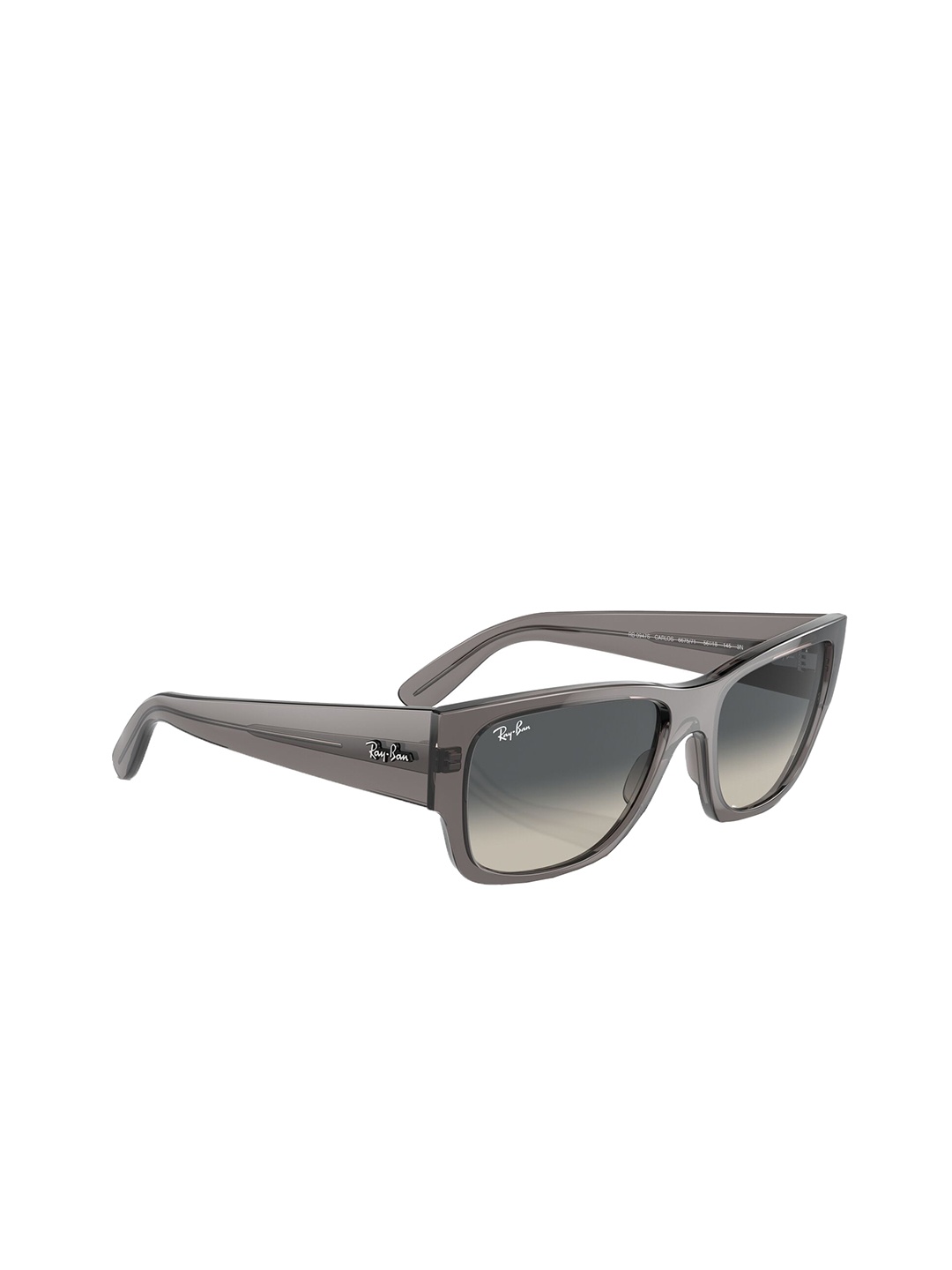 

RAY-BAN Unisex Gradient Grey Lens Rectangle Sunglasses - 0RB0947S66757156