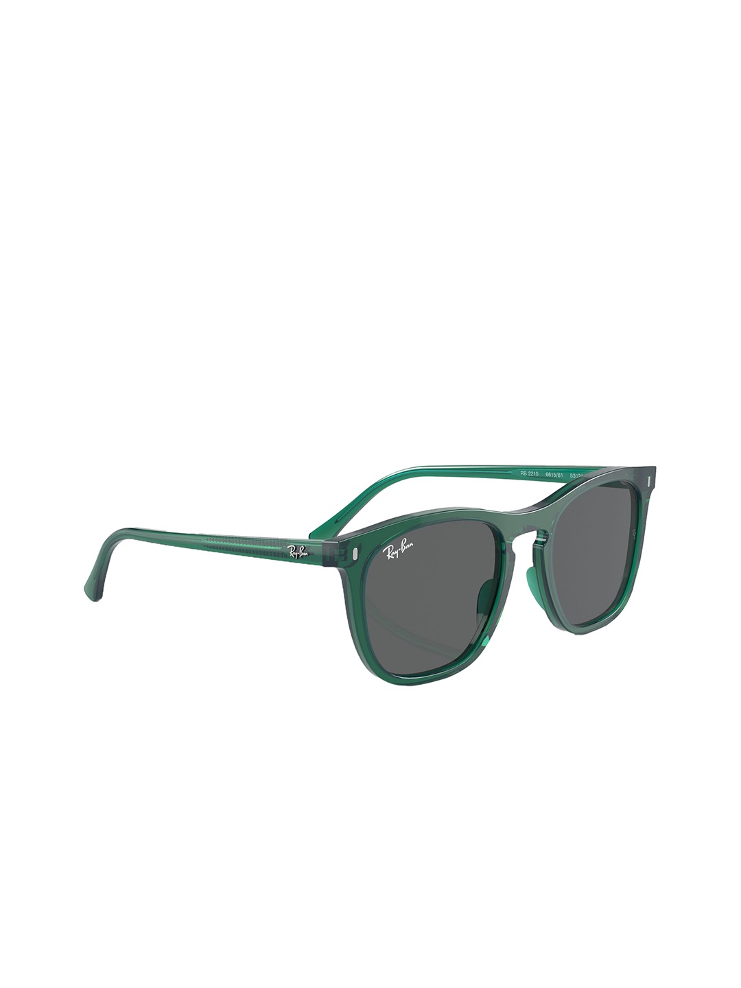 

Ray-Ban Unisex UV Protected Grey Lens Square Sunglasses - 0RB22106615B153