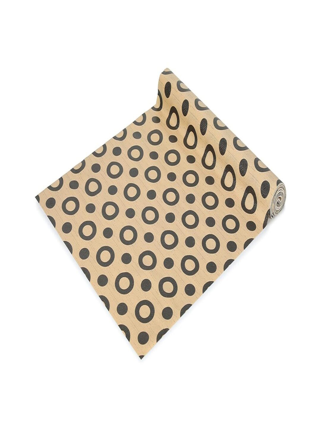 

CASA-NEST Brown Printed Water Resistant Fashion Shelf Liner Organiser