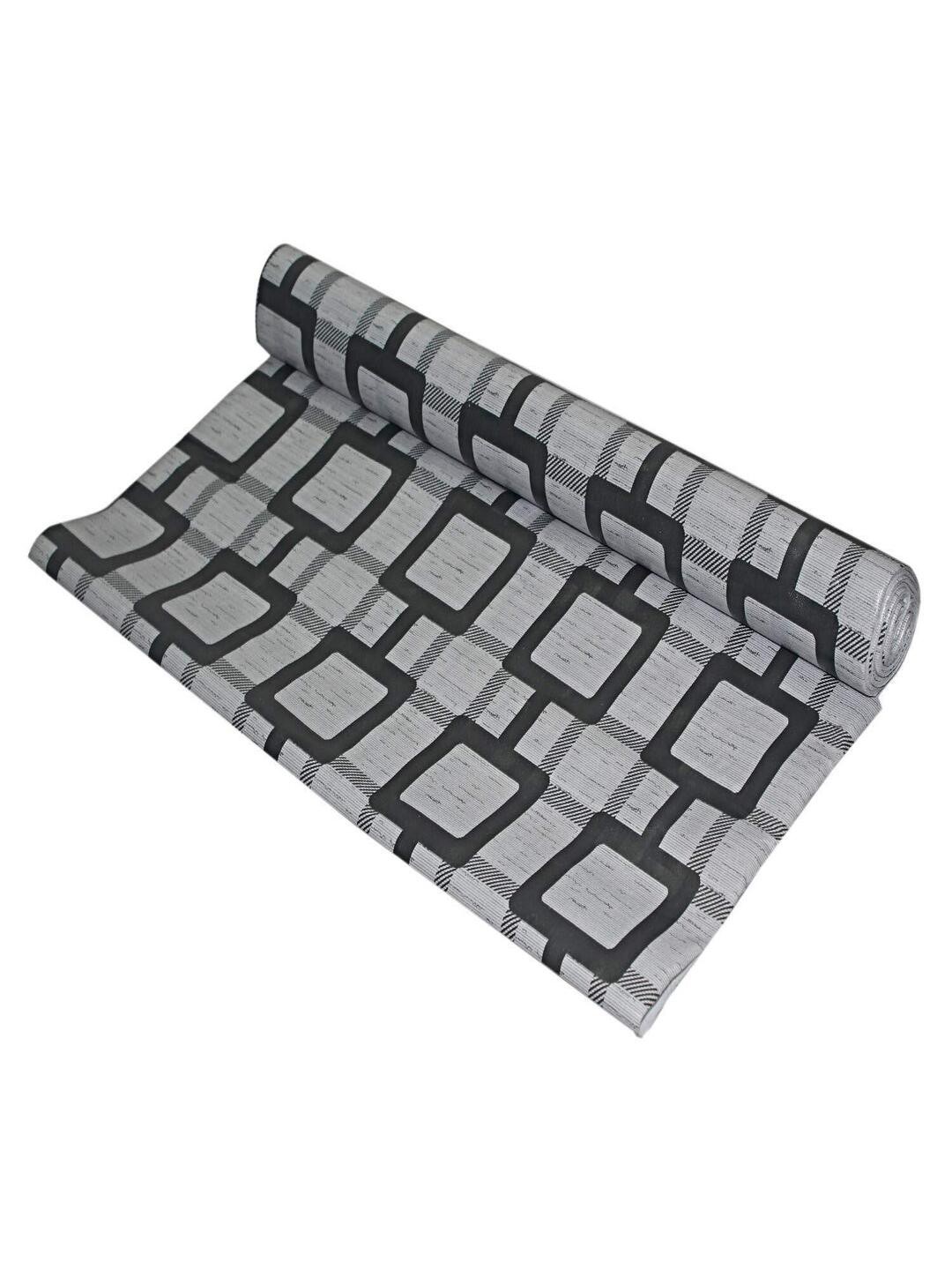 

CASA-NEST Off White & Black Printed Water Resistant Fashion Shelf Liner Organiser