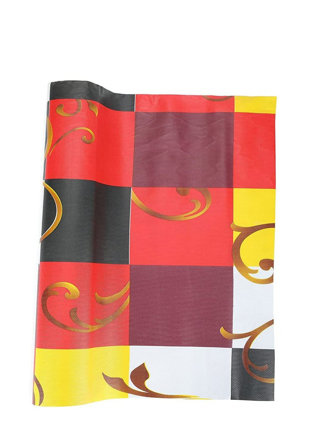 

CASA-NEST Red & Brown Water Resistant Fashion Shelf Liner Organiser